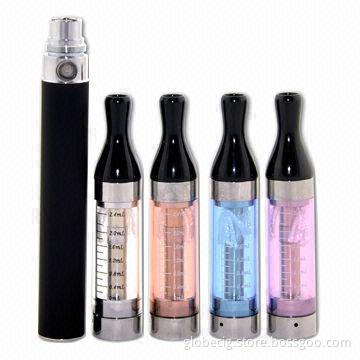 Tank 2 atomizer with round or flat tip clear glass, easy to clean, hot selling